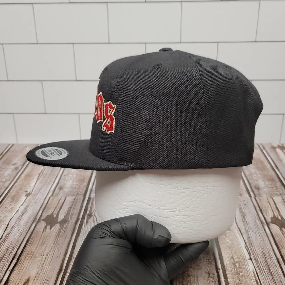 Custom OE Diablos Mexico Baseball Snapback Hat Hecho En Mexico Lucha Mask